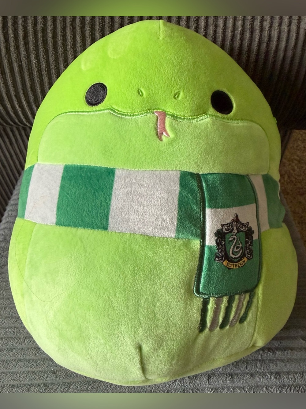 Squishmallows Harry Potter Lime Green Slytherin House Snake Plush Toy
